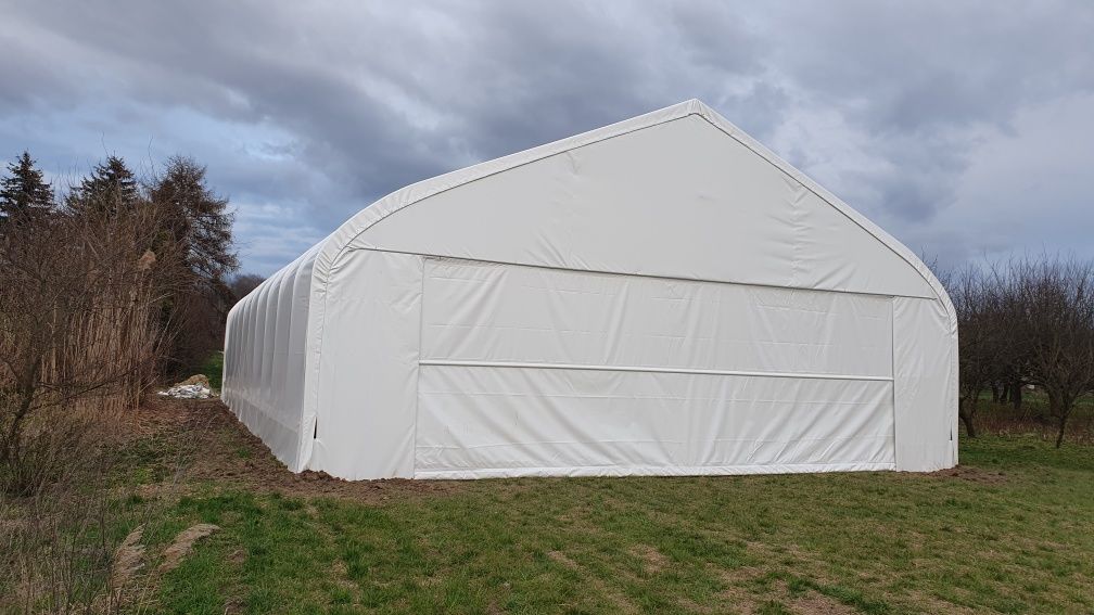 Hala łukowa 12x20x6,3 bele namiotowa wiata magazyn hangar