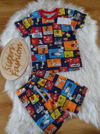 Piżama piżamka z krótkim rękawem Snoopy 98,128 a