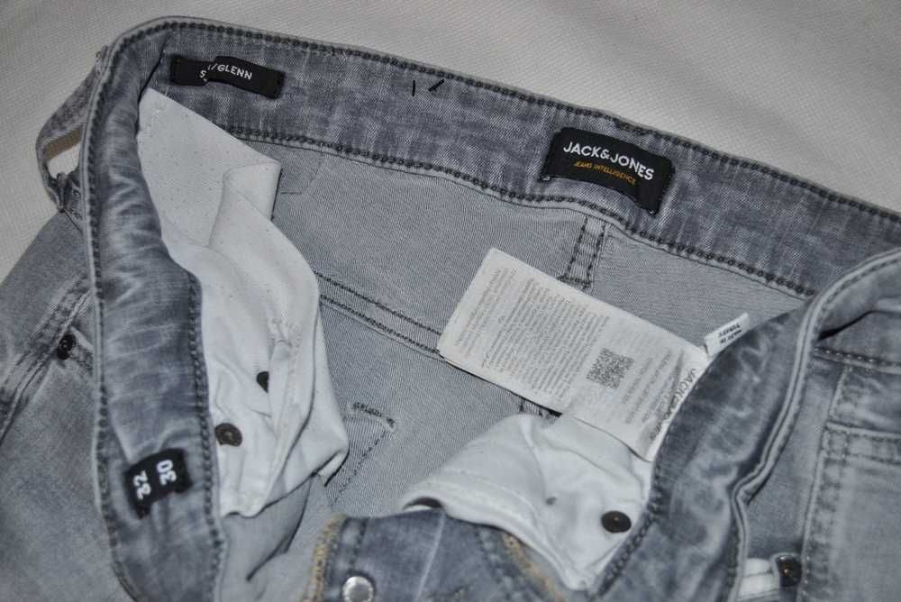 JACK&JONES M 84cm 32/30  męskie spodnie jeansowe slim fit stretch s8v