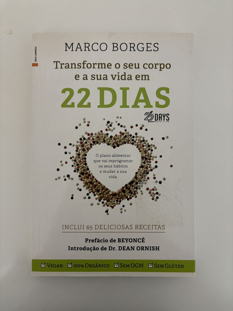 Livro “Transforme o seu corpo e a sua vida em 22 dias”