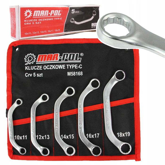 Ключі накидні гнуті для генератора M58168