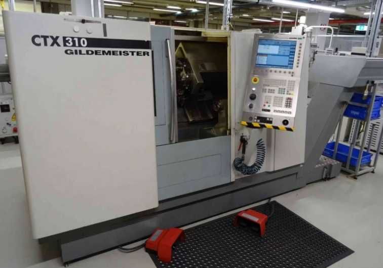 Tokarka CNC Gildemeister CTX  310 Napędzane narzędzia oś C