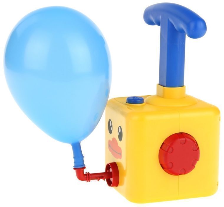 Wyrzutnia Balonów Samochód Aerodynamiczny + Pompka na Balony Zestaw