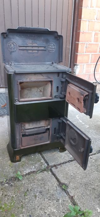 Piecyk na drewno węgiel, piec koza do garażu