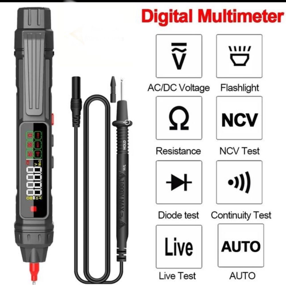 Caneta multímetro detetor de tensão