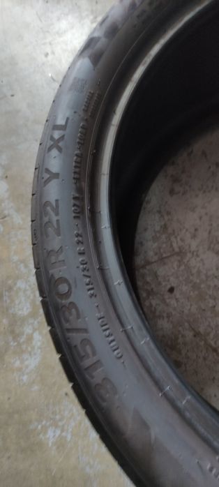 Pneus 315/30/22 semi novos