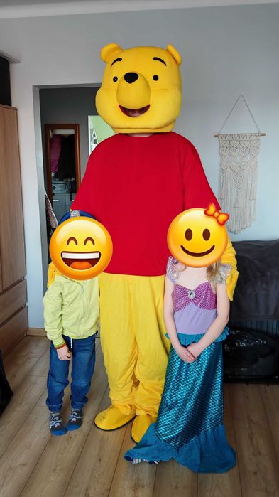 Kostium duża chodząca maskotka Kubuś Puchatek rozmiar XL