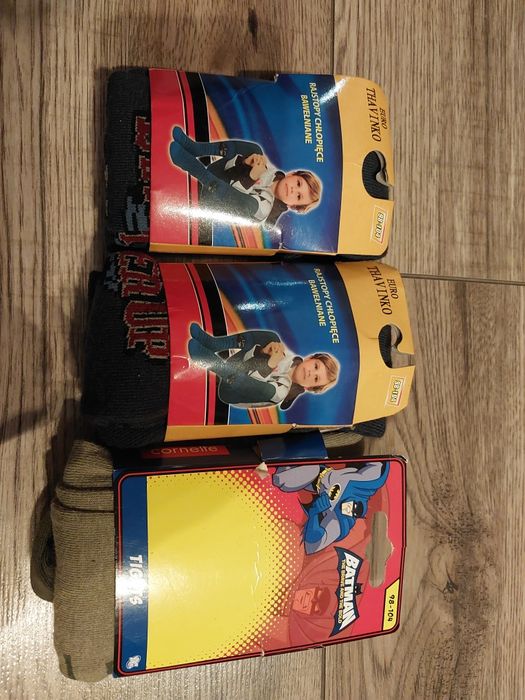 Nowe rajstopy chłopięce dziecięce bawełniane 98-104