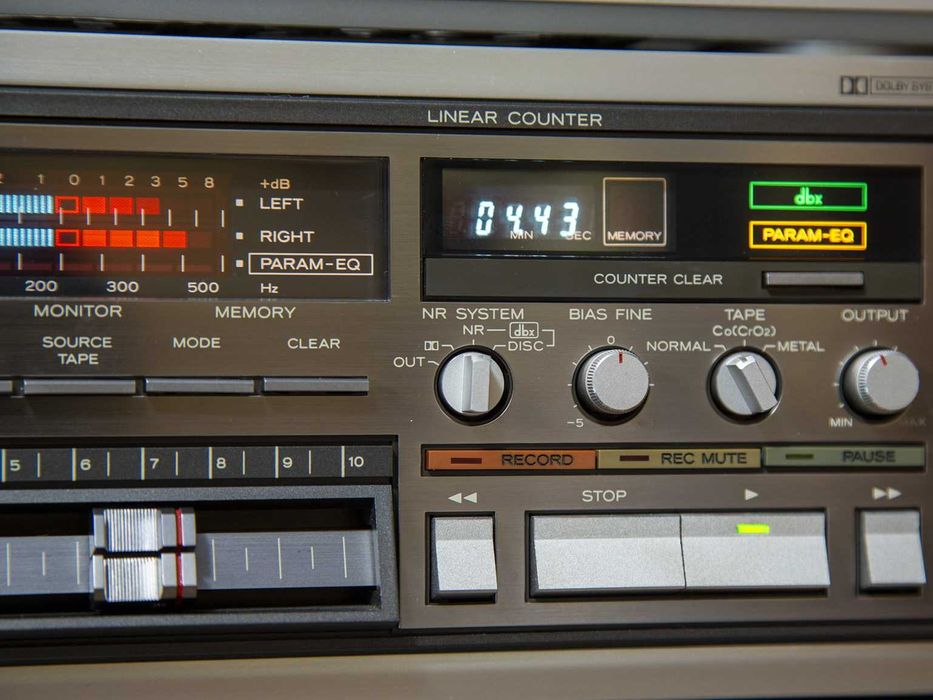 ТОП Кассетная дека TEAC V-2RX *DBX. 3 головы (сквозной канал)