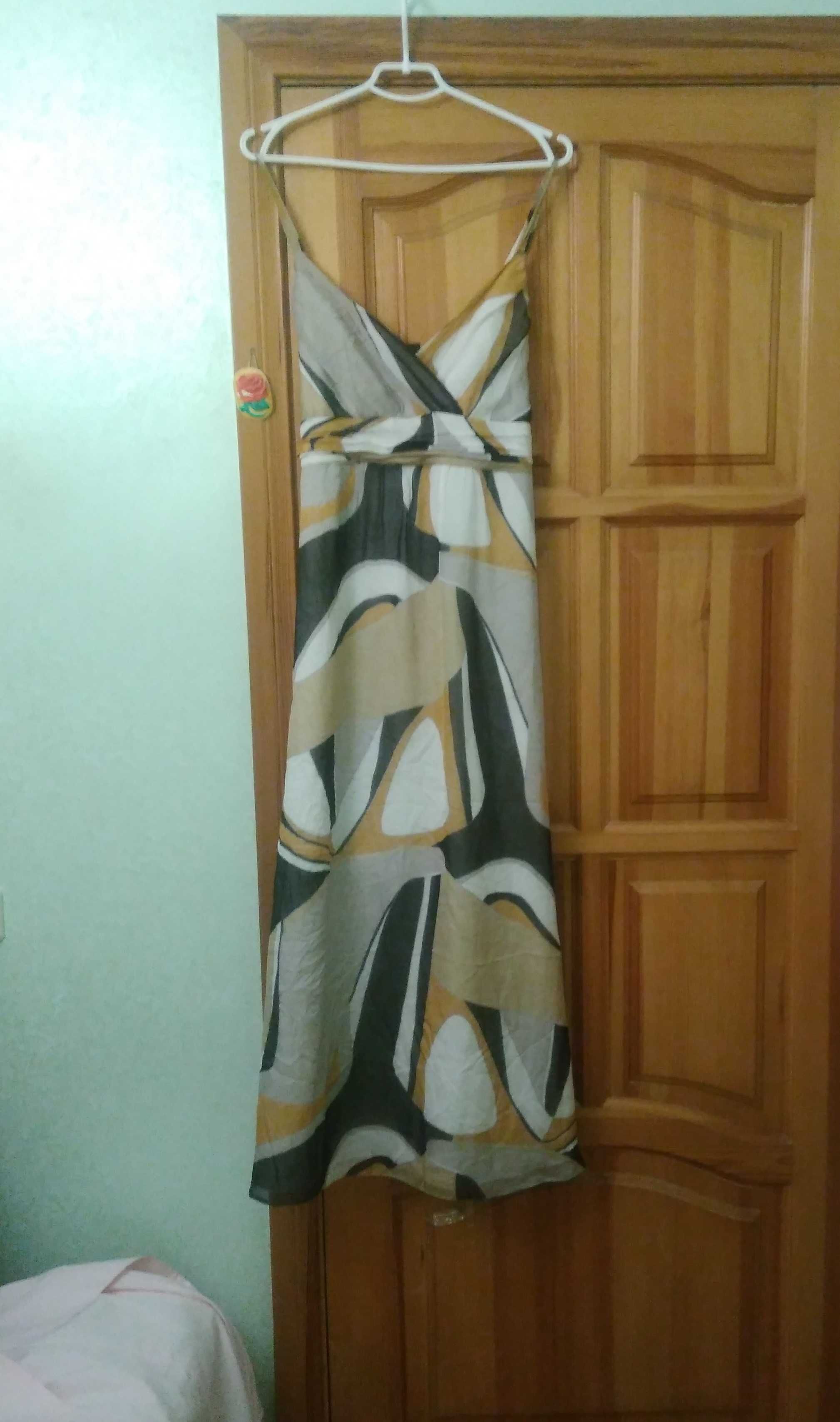 сарафан (натуральный шелк) на подкладке