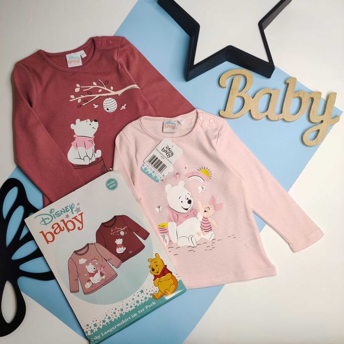 Набір регланів з принтом Вінні Пух від Disney, лонгслів, реглан, кофта