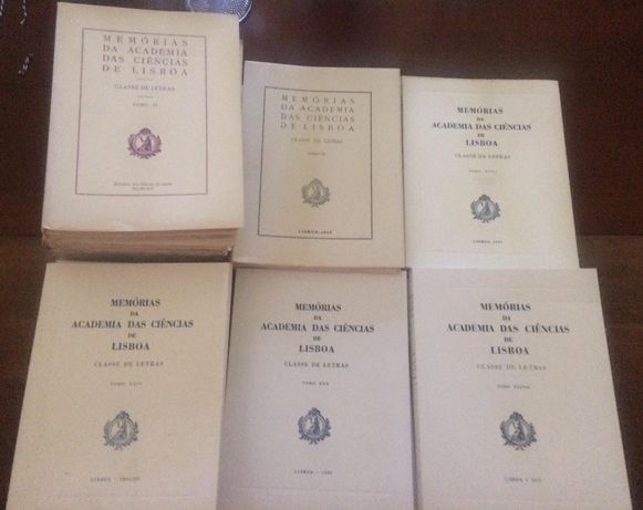 Memórias Classe de Letras Academia das Ciências de Lisboa 39 volumes