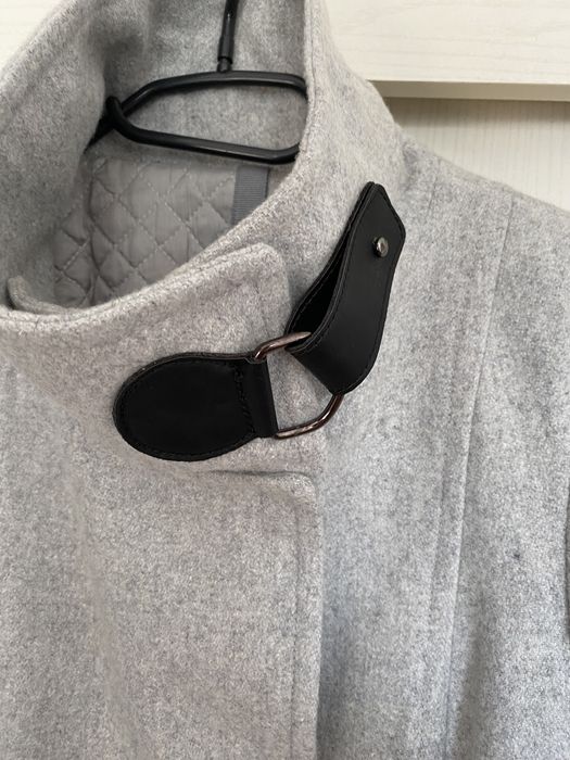 Płaszcz wełniany mango 38