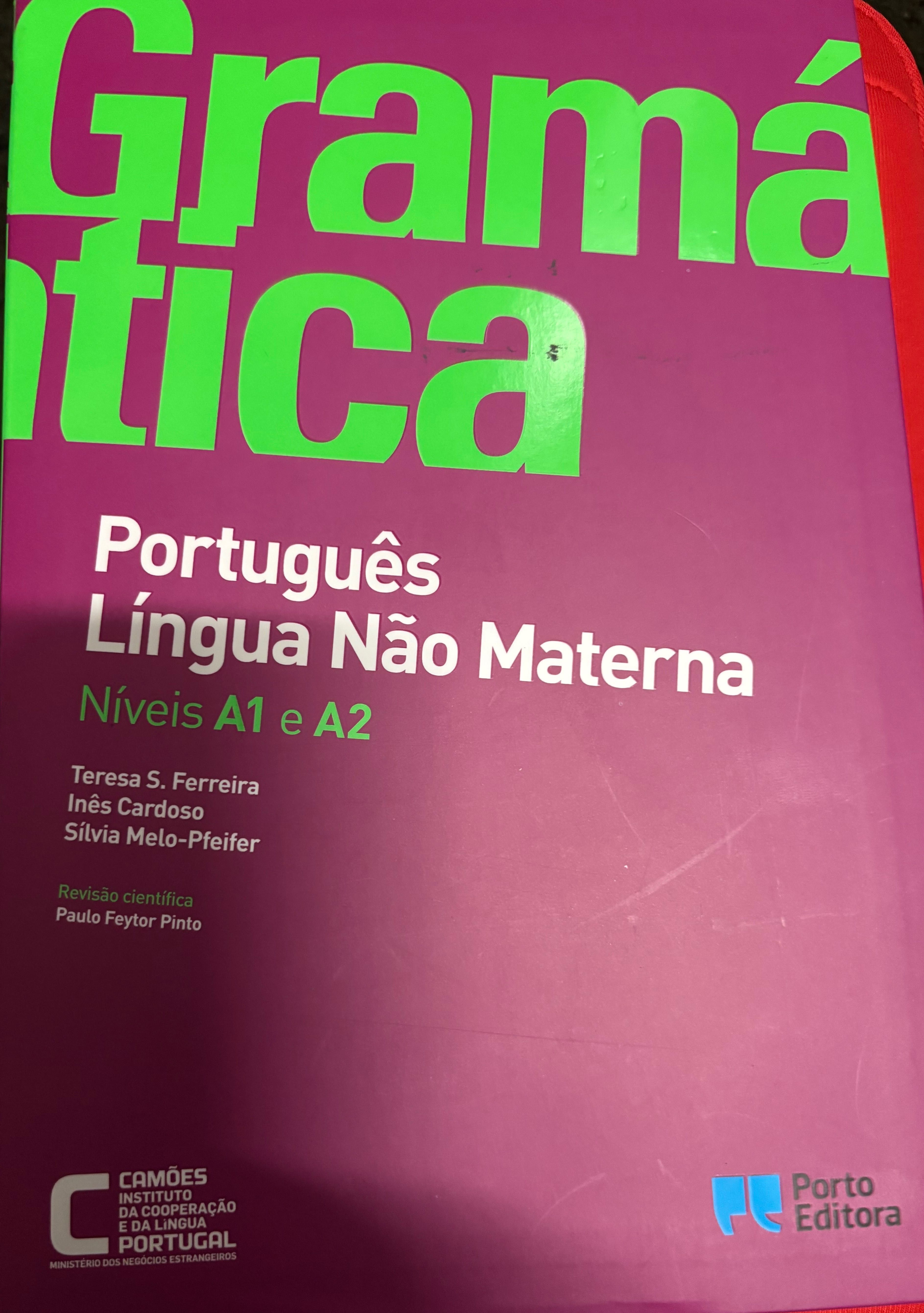 Gramática de Português Língua Não Materna - Niveis A1 e A2