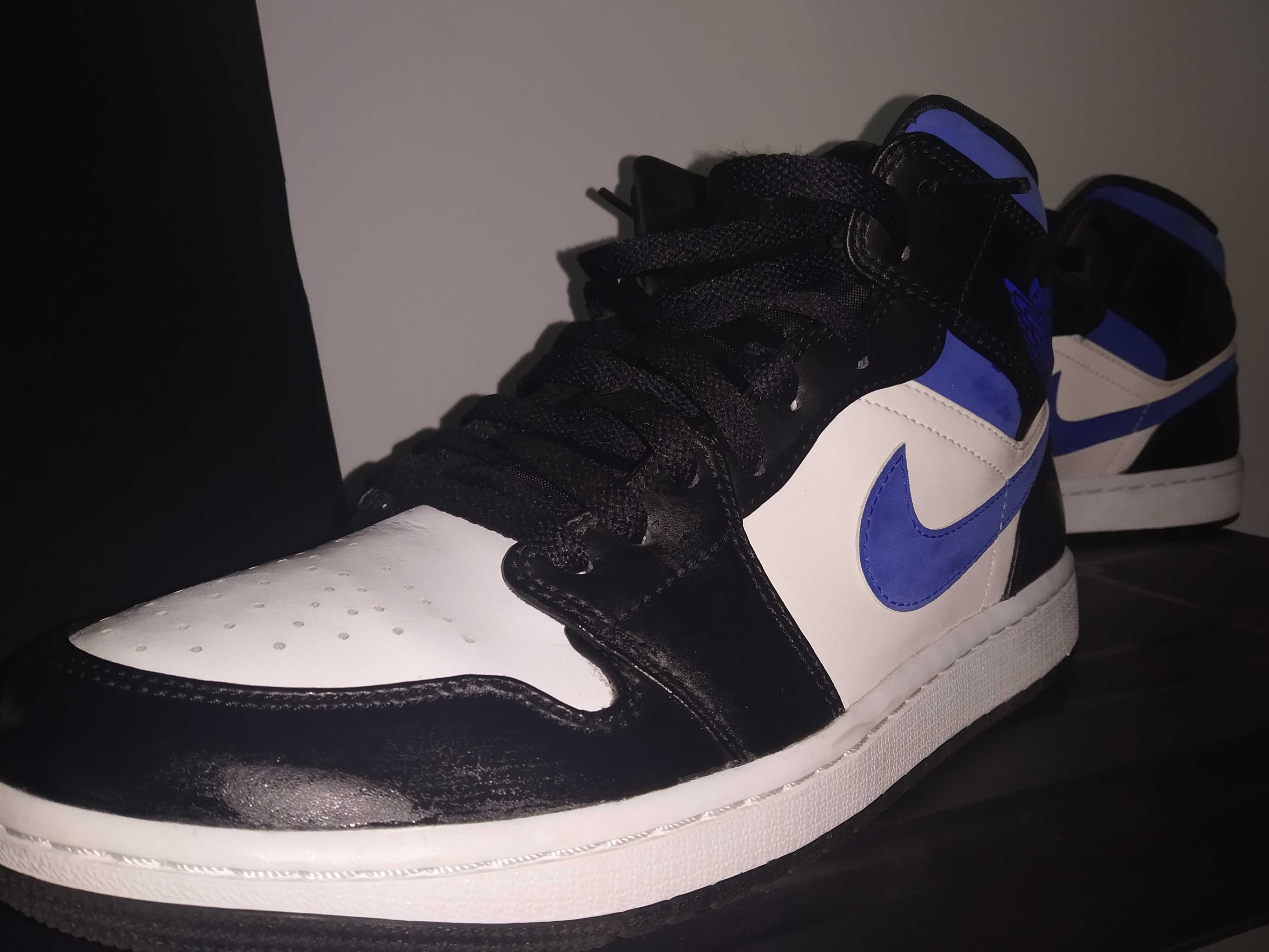 Vendo Jordan 1 Mid White Black Racer Blue originais com caixa