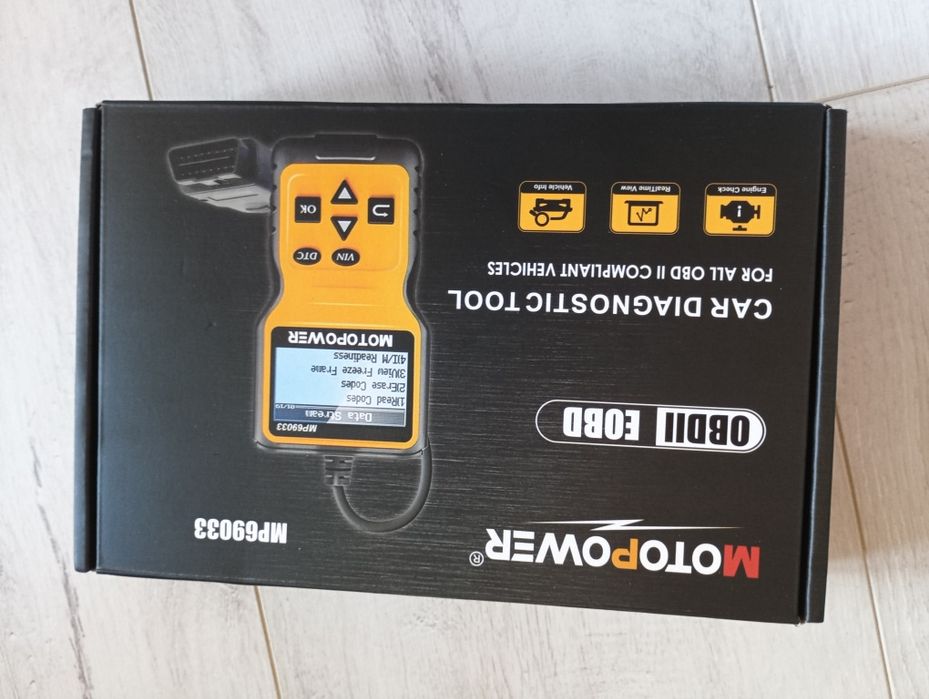 uniwersalny skaner diagnostyczny OBD2 MOTOPOWER MP69033.