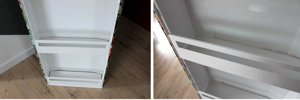 Szafka obrotowa Wisząca Metalowa Pokój Kuchnia Łazienka Cegły, 145 cm
