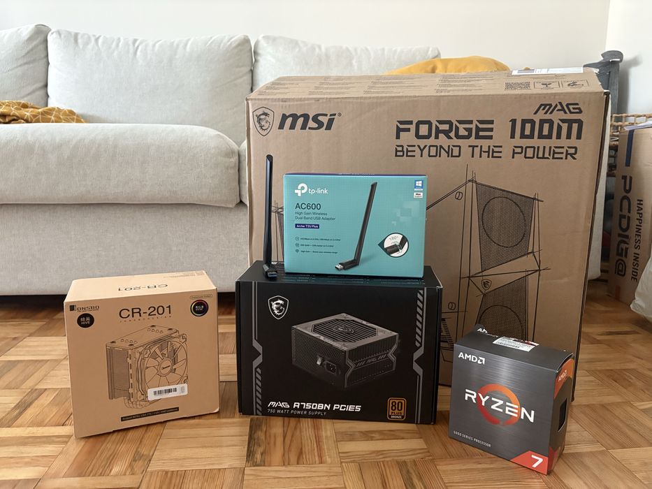 Computador gaming, rx 7800 xt/r7 5800x