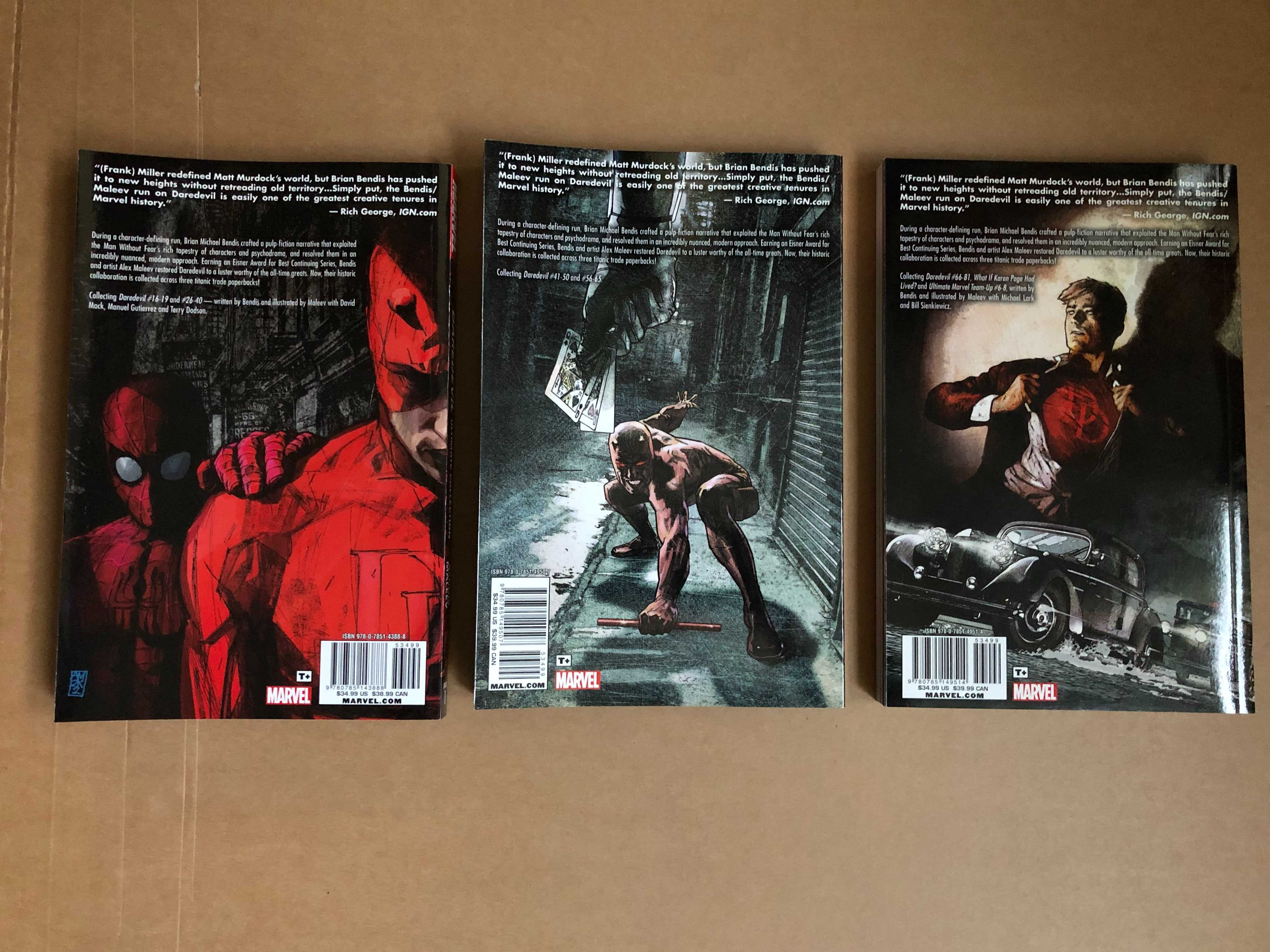 DAREDEVIL by BENDIS & ALEX MALEEV Ultimate collections Marvel comics
