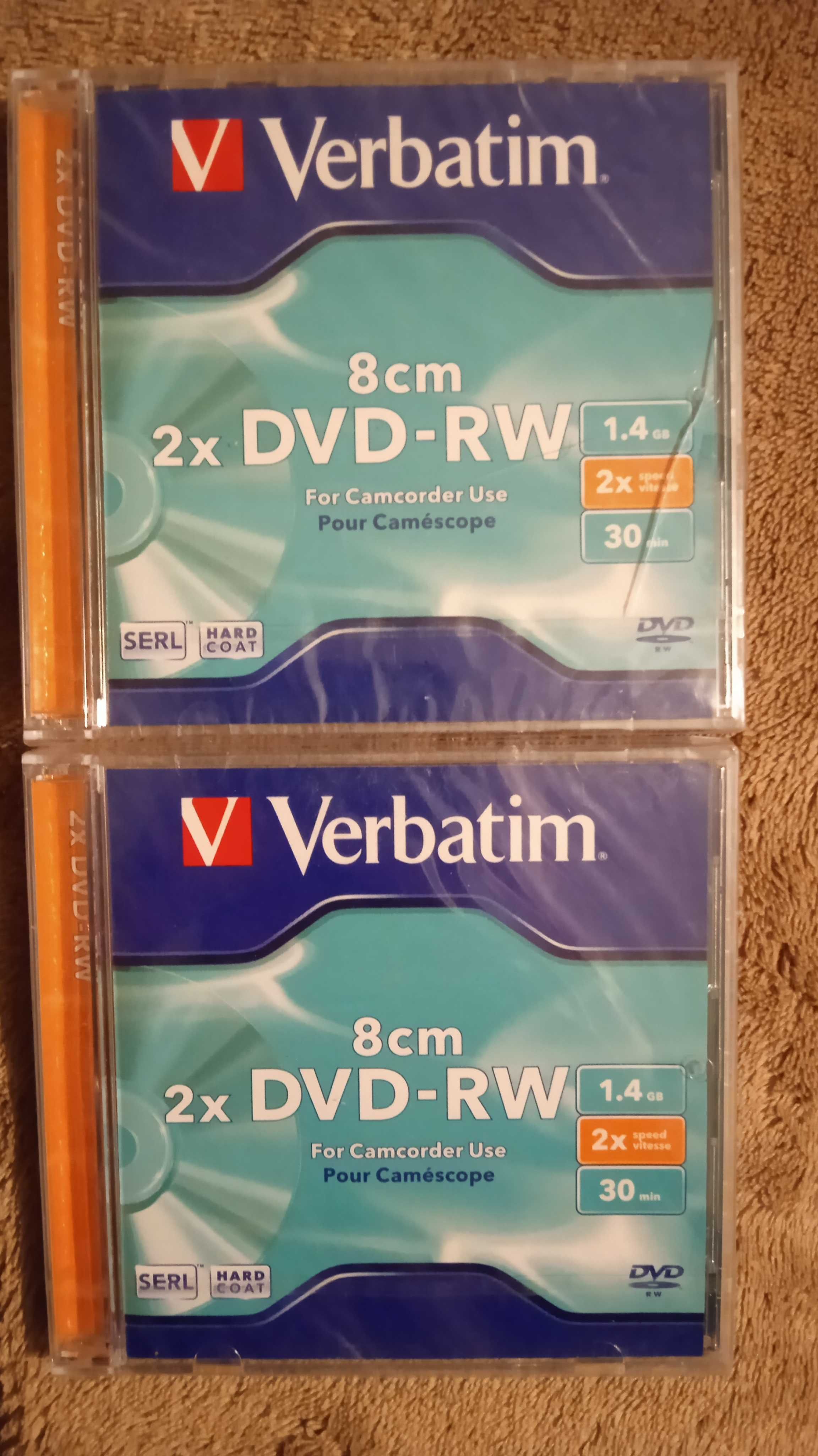 Verbatim Диски DVD-RW MINI  8CM 1.4GB 30 MIN 2X