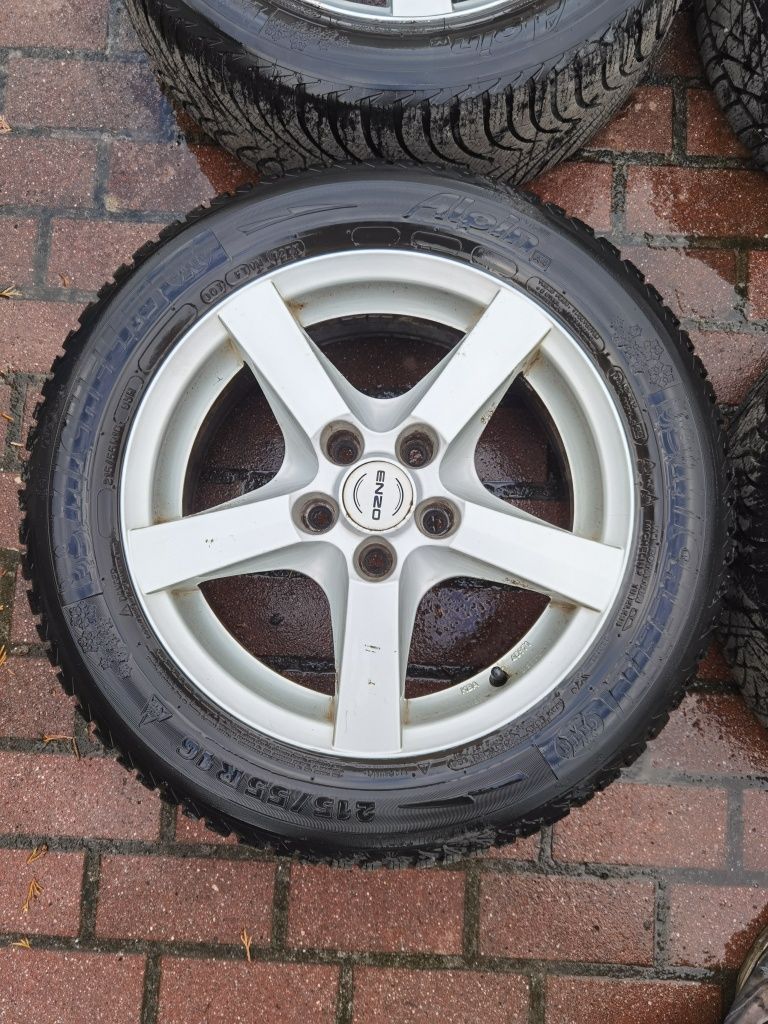 Felgi koła 16 5x110 opony 215/55 czujnik czujniki Tpms