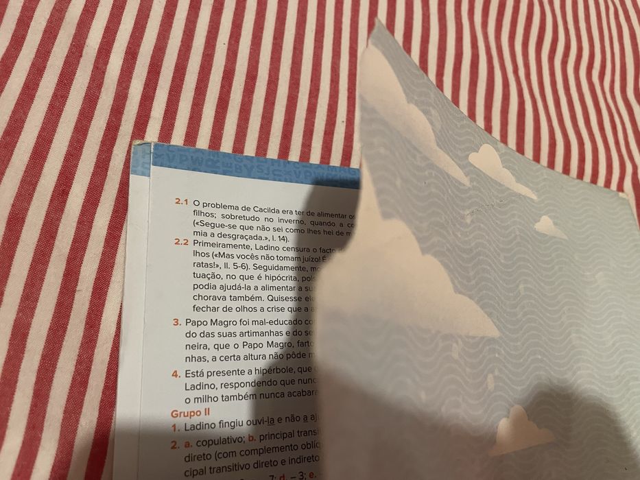 Manual e CA de português 7