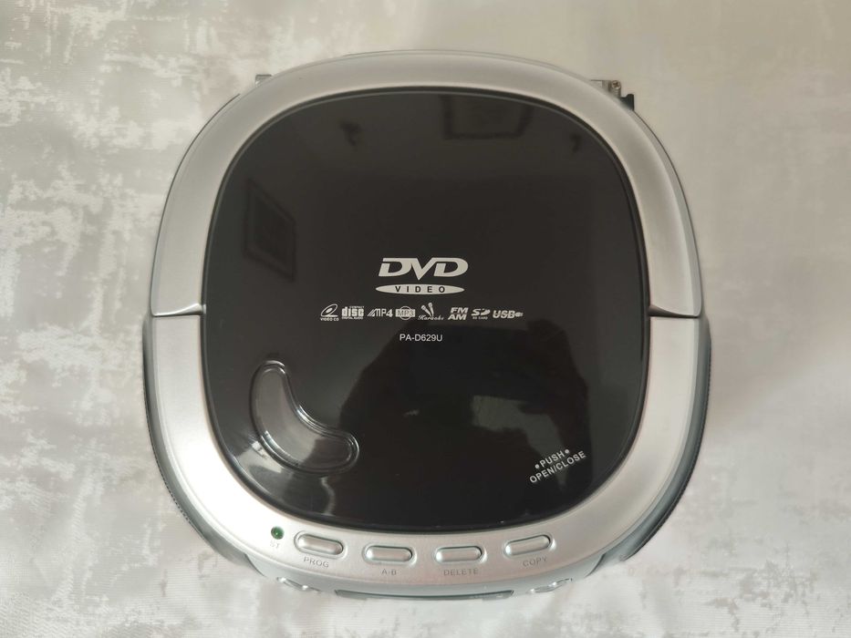 Radio DVD portatil, com USB, 100% NOVO