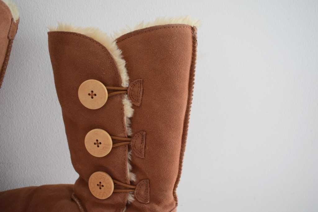 Ugg śniegowce kozaki kożuch skóra w 8 r. 39