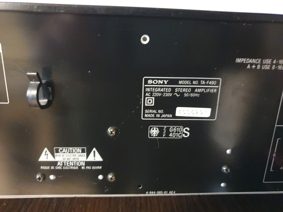 Sony F490 wzmacniacz stereo mocny