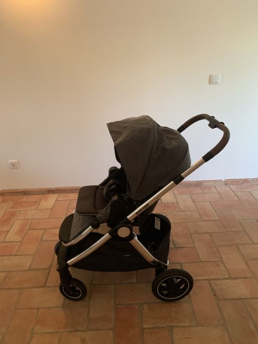Conjunto Maxi-Cosi Carrinho Alcofa Ovo com base Isofix