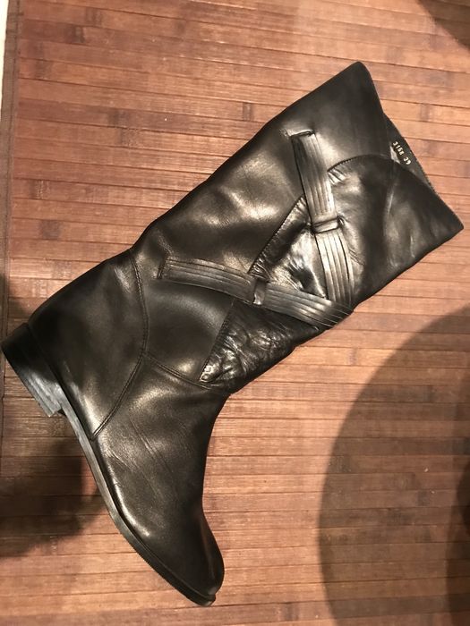 Botas vintage em pele e couro desde…