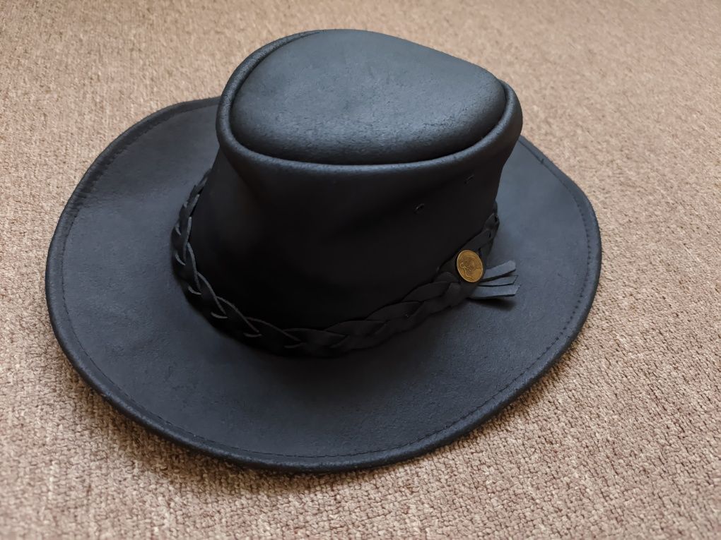 Настоящая ковбойская кожаная шляпа The Australian Bush Hat Co Данди