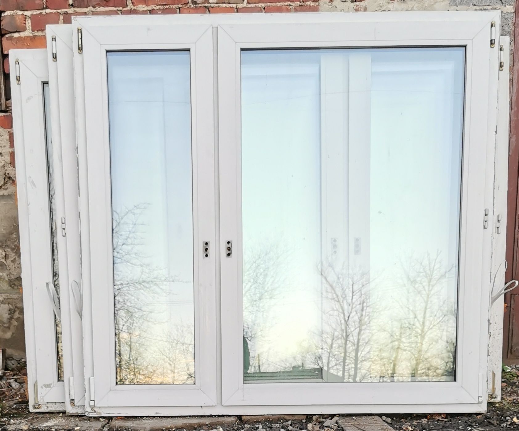 Okno okna PCV białe 201x169,150x150,120x150,115x148,207x144,170x142