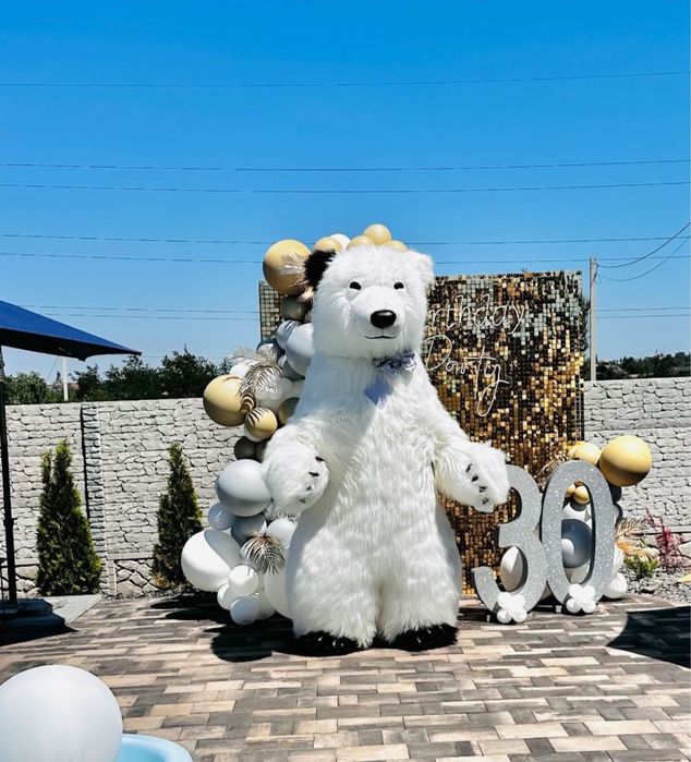 Білий ведмідь. Мишка. Привітання, Медведь