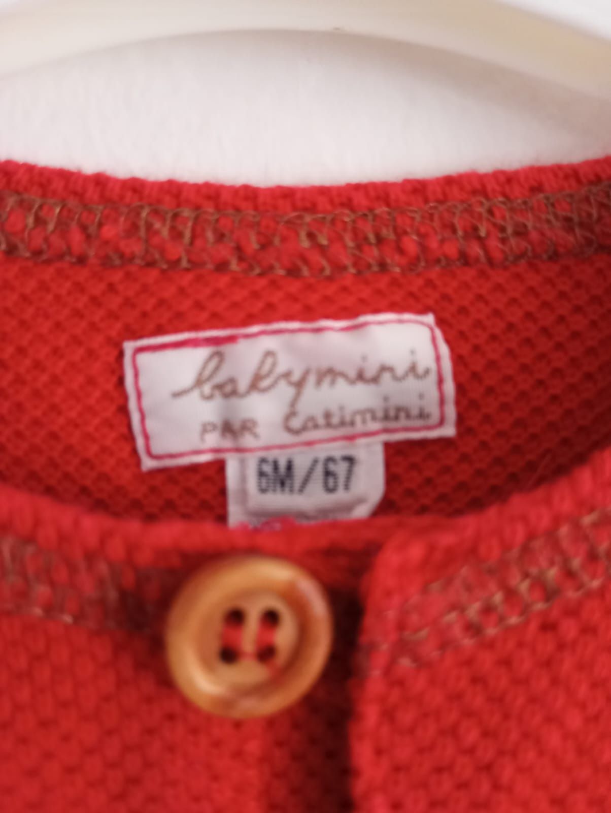 Camisola Malha Babimini par Catimini Tamanho 6 Meses