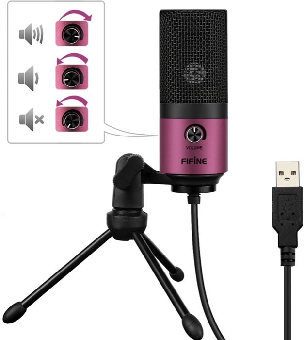 Fifine USB Podcast Микрофон