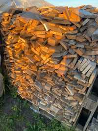 Drewno rozpałkowe/opałowe suche - pocięte deski palety po budowie