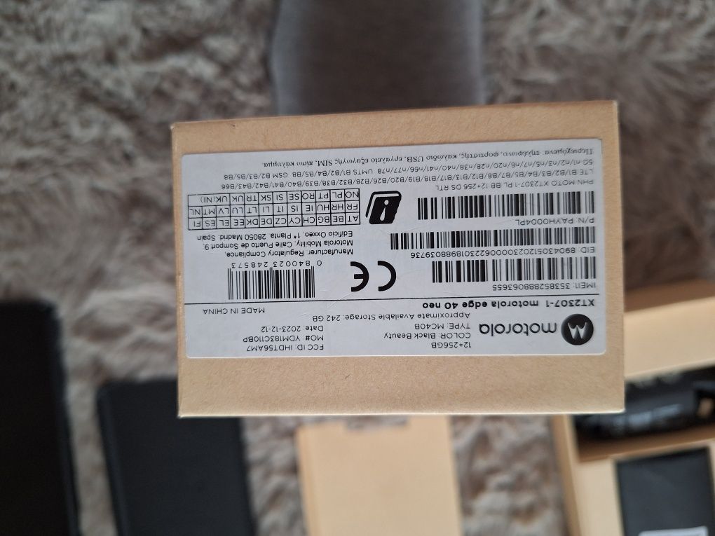 Nowa! Motorola EDGE 40 Neo 256gb