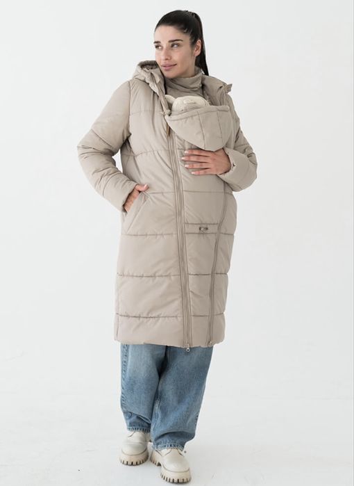 Зимова слінгокуртка love carry куртка для вагітних куртка для мам xs