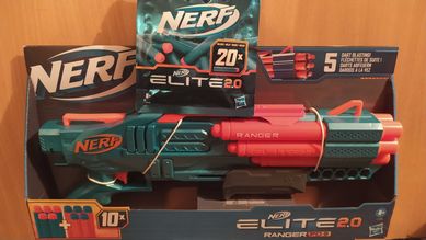 Nerf Elite 2.0 Wyrzutnia Ranger PD-5 F4186 pistolet karabin prezent