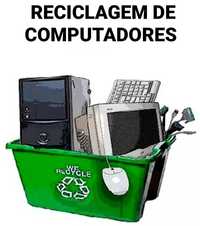 Reciclagem de Computadores, portáteis, monitores, Recuperaçao de Dados