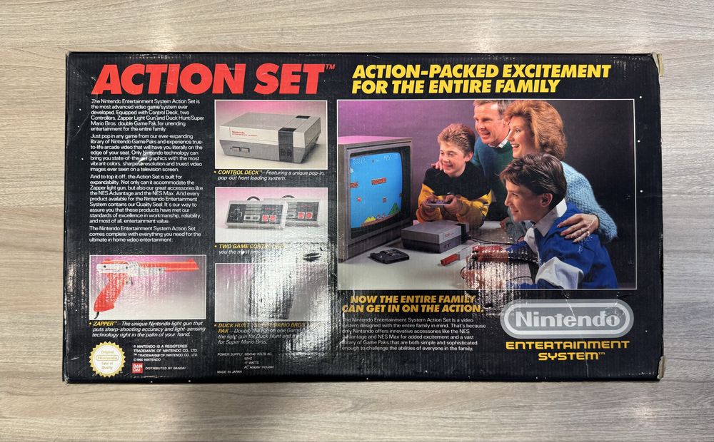Nintendo Entertaiment System Action Set NES 1985