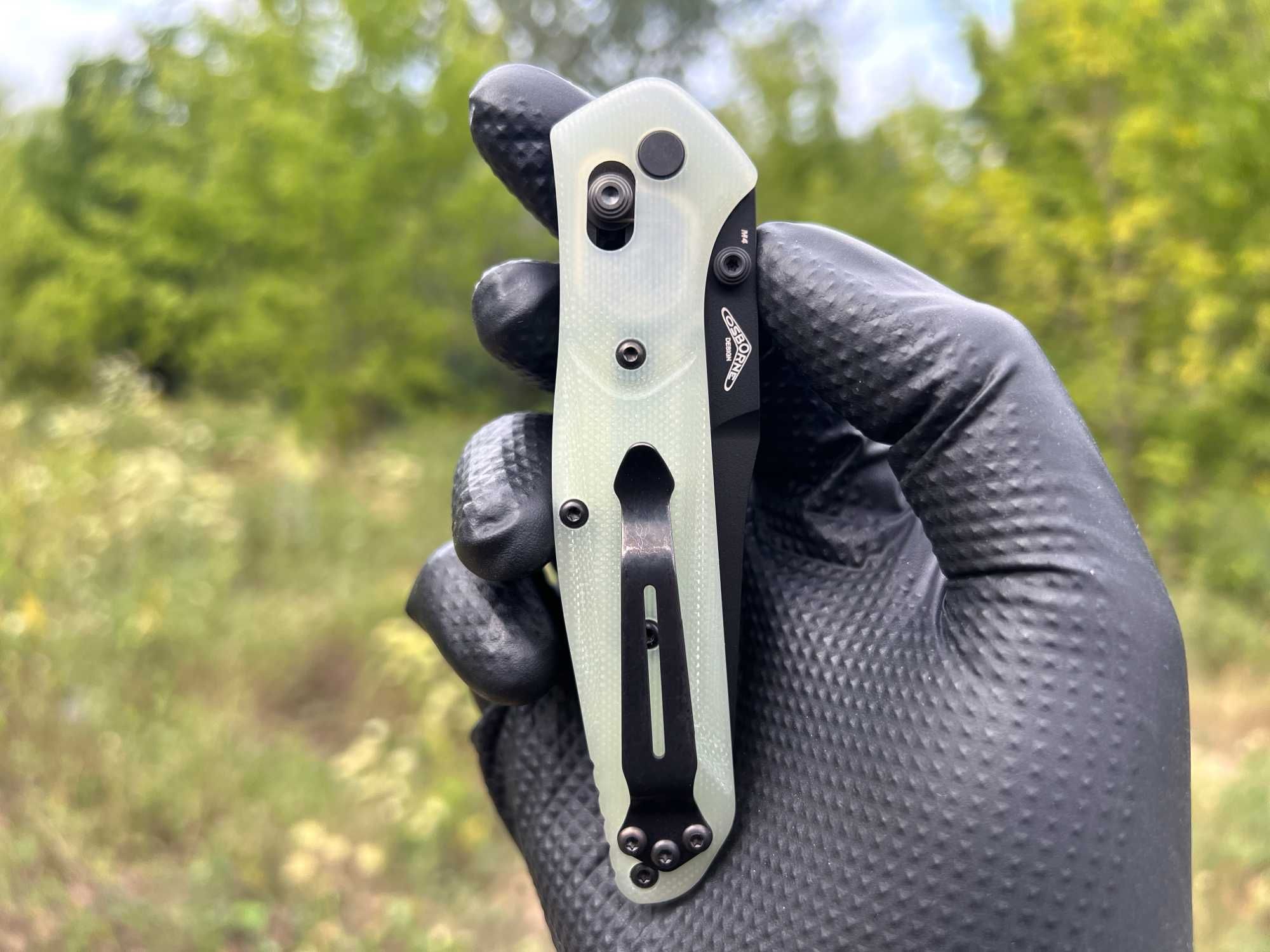Складний ніж Benchmade 940 Osborne AXIS Lock Natural G-10 CPM M4