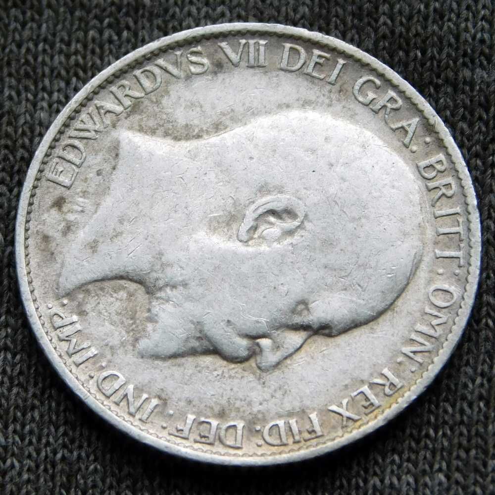 Монета - Великобританія - 6 пенсів 1909 - Edward VII - срібло
