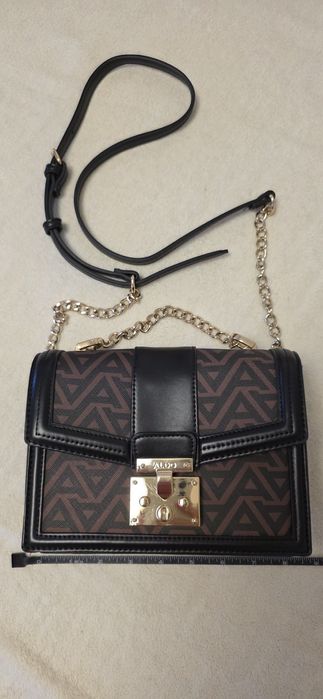 Сумка Aldo коричнево-чорна