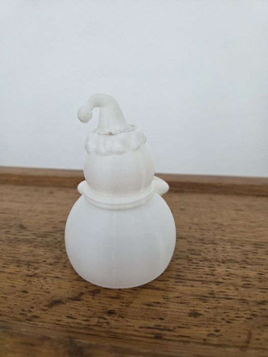 LED Tea Light Snowman Reader (Christmas]