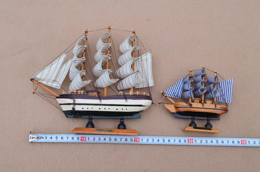 цена за2 Модель парусника 20 см Confection фрегат шхуна бриг клиппер