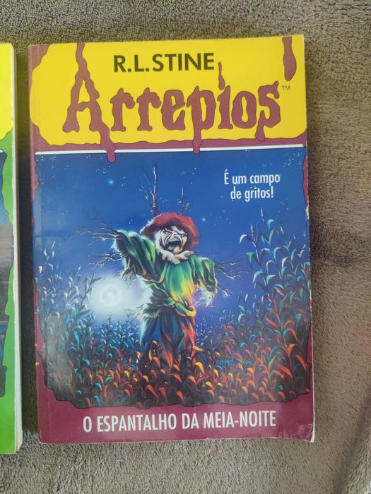2 livros da série Arrepios