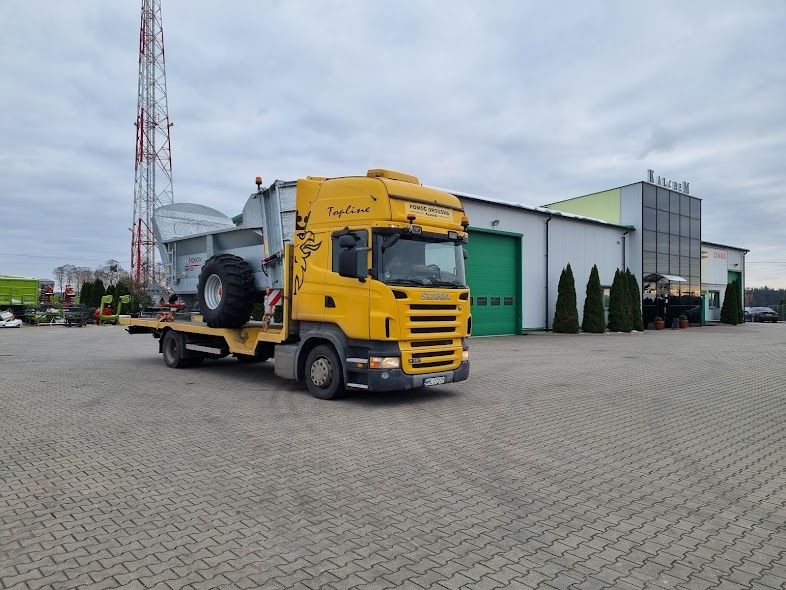Transport  niskopodwozie maszyn rolniczych budowlanych łodzi itp
