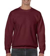 Bluza bez kaptura GILDAN Heavy Blend burgundowa L